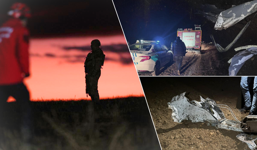 Haymana’daki jet kazasında arama çalışmaları hız kazandı