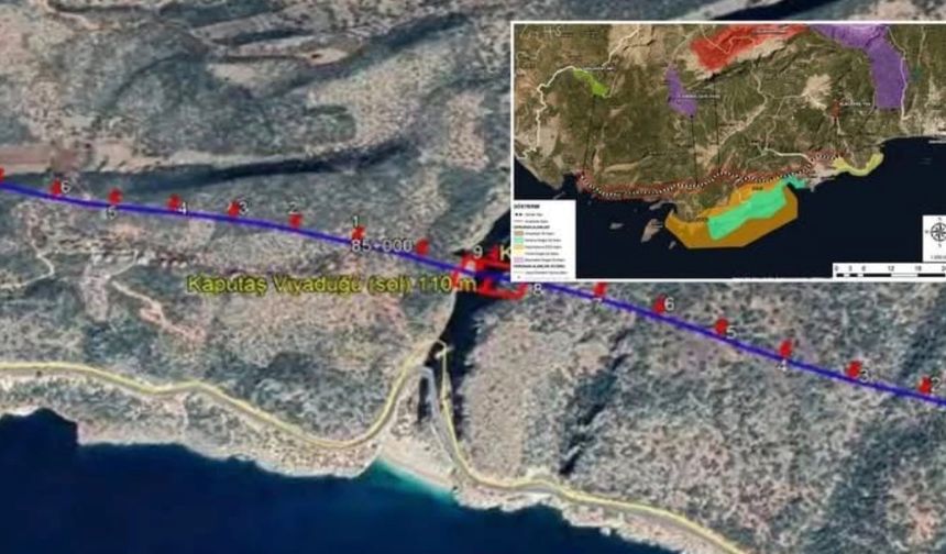 Finike–Demre–Kaş yol projesine mahkemeden iptal kararı