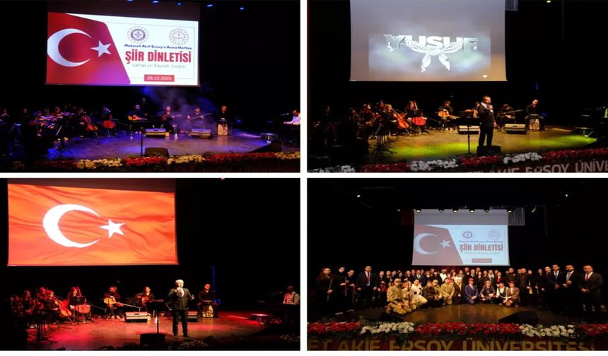 Burdur'da Milli Şair Mehmet Akif Ersoy için duygu dolu anma programı