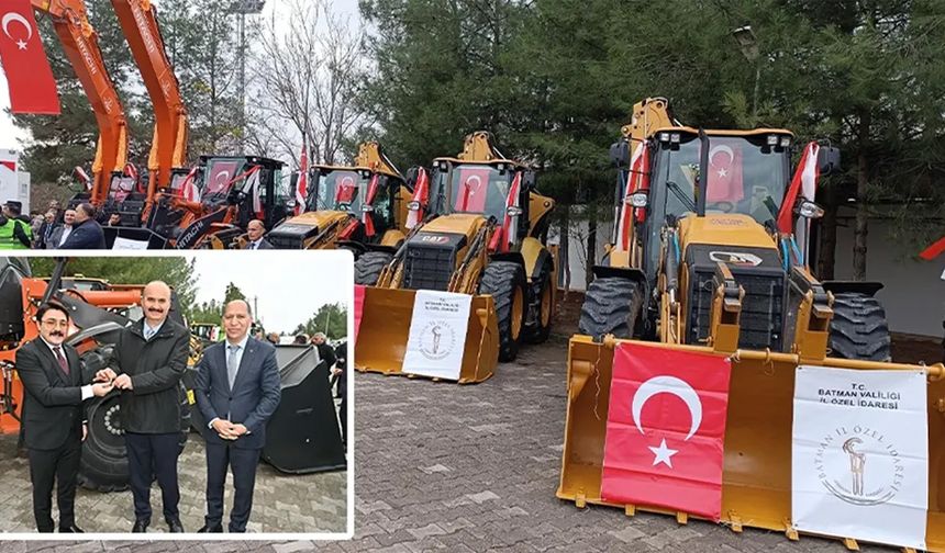 Batman il özel idareye 171 milyonluk araçlar