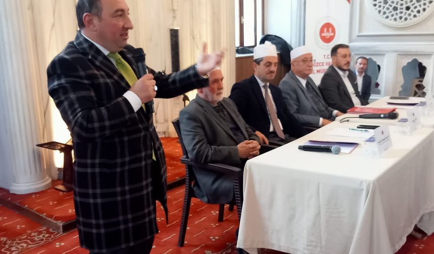 Düzce’de  müftülük “Engelliler için panel” düzenledi