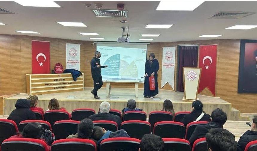 Kars’ta 'Afete Hazırlık ve Psikososyal Dayanıklılık Eğitimi' düzenlendi