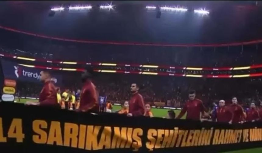 Sahada Vefa Rüzgarı: Galatasaray’dan Sarıkamış Şehitlerine Anlamlı Selam!