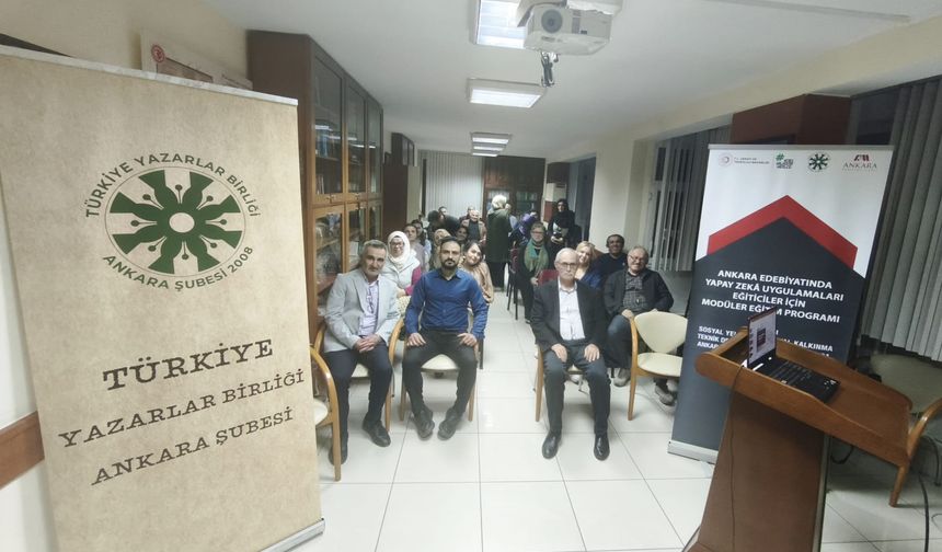 Yapay Zekâ Eğiticilerin Eğitimi Programı Sertifika Töreni Yapıldı