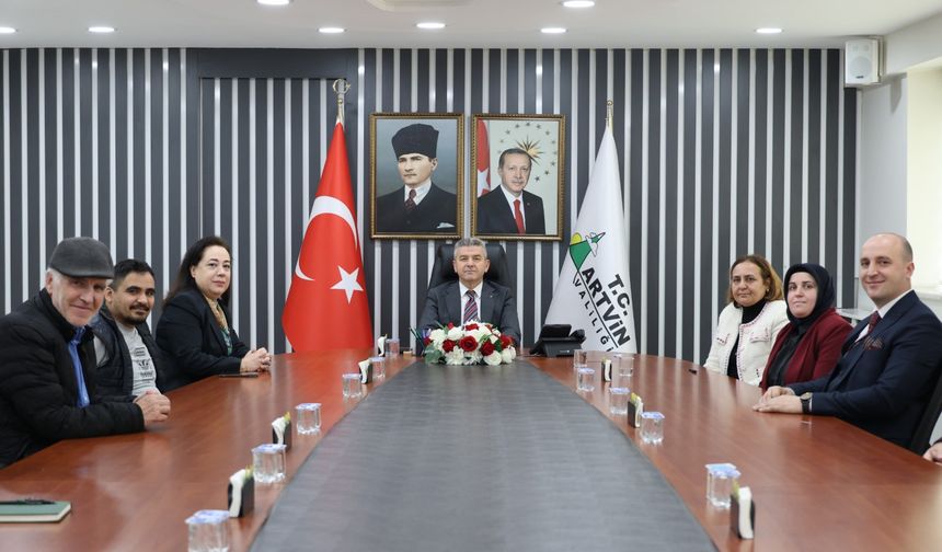 Artvin Valisi Ergün’e "Dünya Engelliler Günü" ziyareti