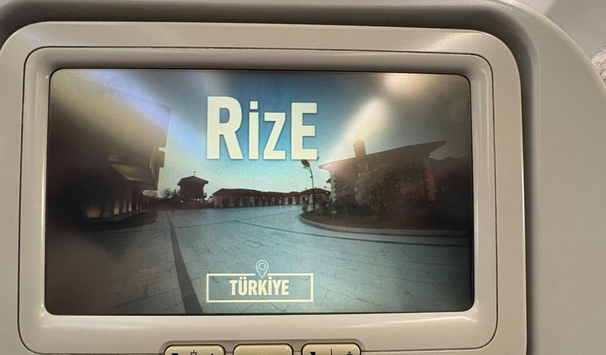 THY Uçuşlarında Rize tanıtımı