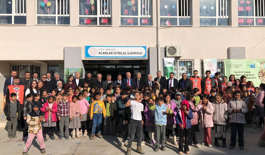 Aydın’da ÜNİDES destekli Toprakla Büyüyoruz Projesi hayata geçti