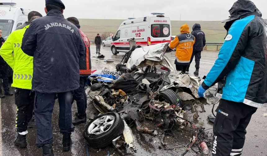 Adıyaman’da kaza: 3 ölü, 1 yaralı