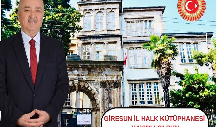 Giresun İl Halk Kütüphanesine kavuşuyor