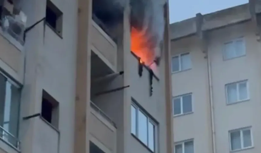 Giresun Merkez Batlama TOKİ'de yangın