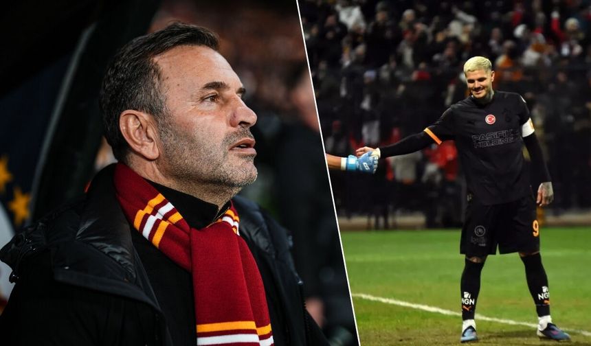 Galatasaray kupada kazandı, gözler Icardi’ye çevrildi: Buruk’tan BHA’ya Icardi açıklaması