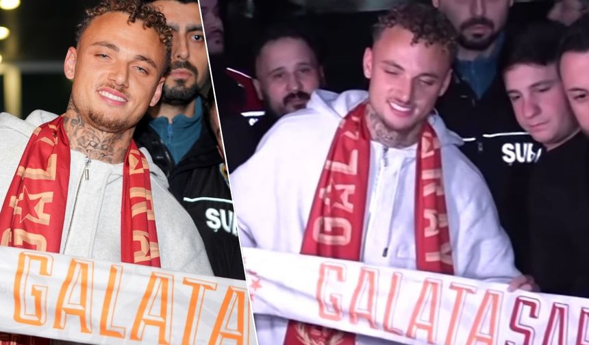 Galatasaray’ın yeni transferi Noa Lang İstanbul’a geldi