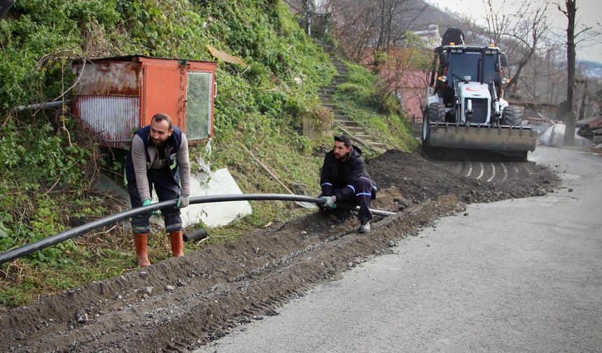 Giresun Belediyesi içme suyu yatırımlarına hız verdi