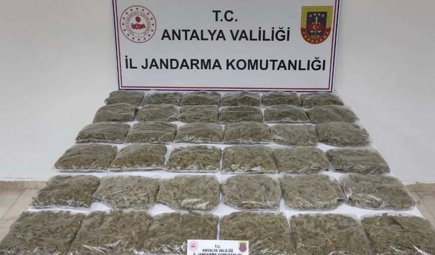 Serik’te 18 kilogram uyuşturucu ele geçirildi: 5 gözaltı