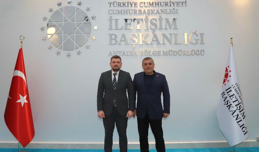 Aksu Belediye Başkanı Yıldırım’dan İletişim Başkanlığı’na ziyaret