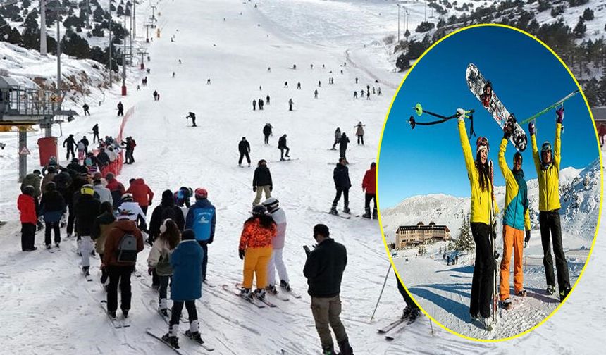 Davraz kayak merkezi’nde kış sezonu 14 Ocak’ta açılıyor