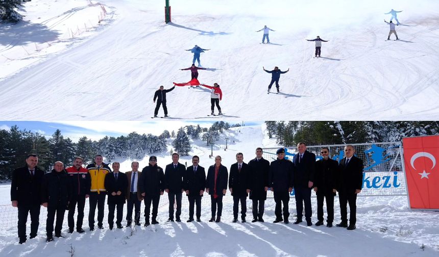 Salda Kayak merkezi sezonu coşkuyla açtı