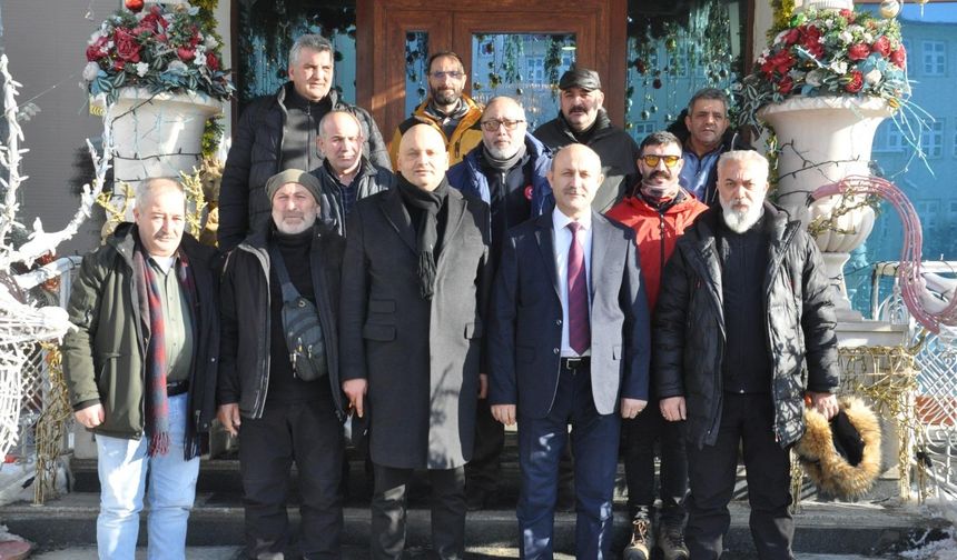 Kars Şoförler ve Otomobilciler Odası’ndan gazetecilerle anlamlı buluşma