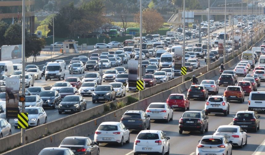 Türkiye’de taşıt sayısı 33,6 milyonu geçti