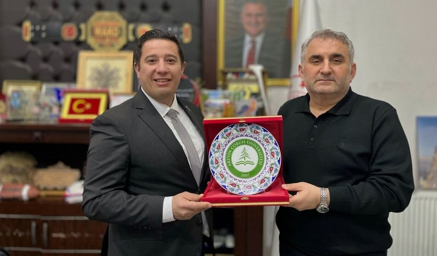 AÇÜ Rektörü Aydın’dan Başköylü’ye ziyaret