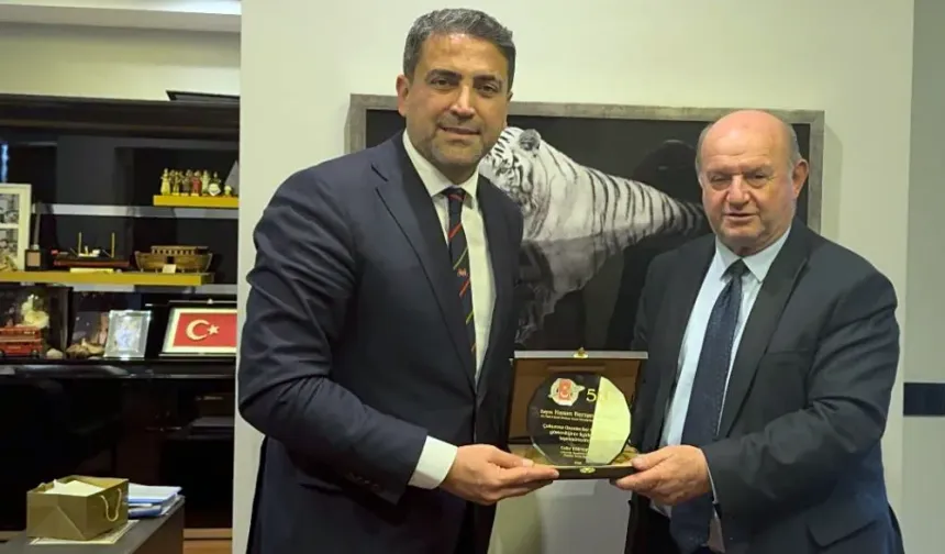 ÇGC’den Berzan Toprak’a plaket