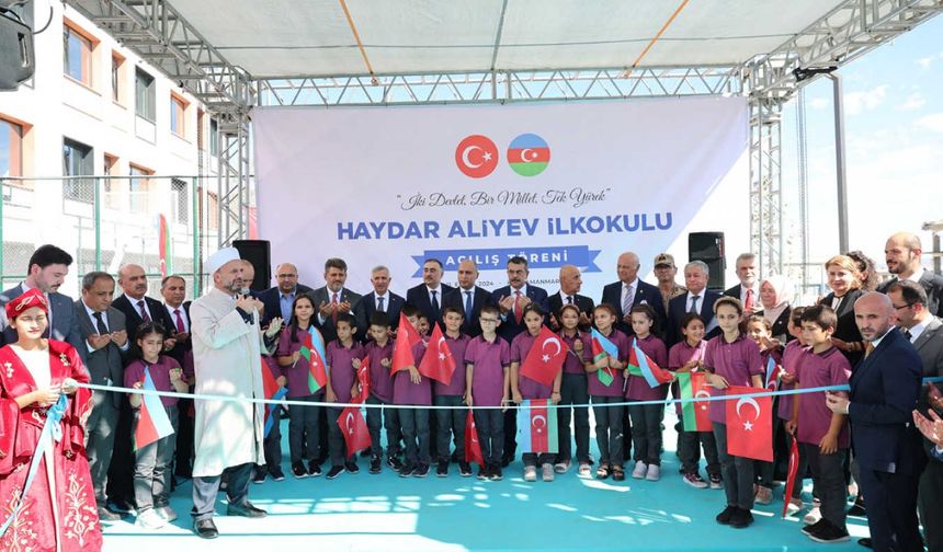 Azerbaycan'dan, Kahramanmaraş'a okul desteği