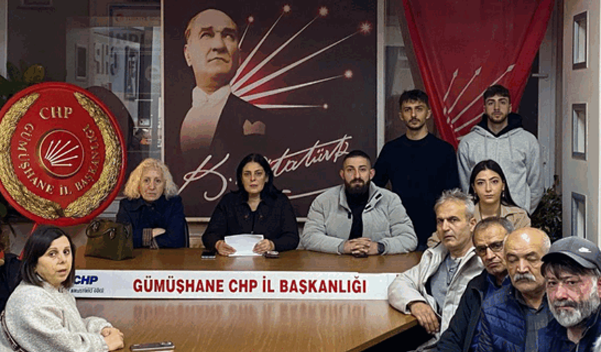 CHP Gümüşhane'den Esenyurt Belediye Başkanı Özer'in tutuklanmasına tepki