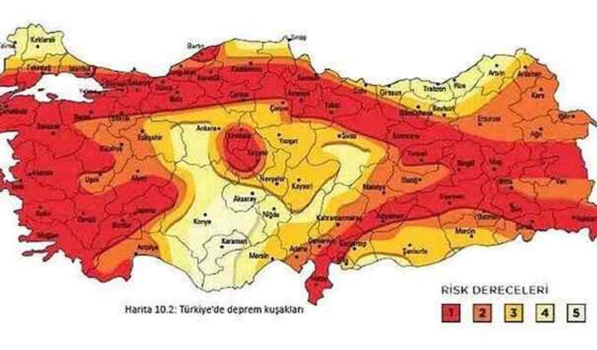 Birinci Derece Deprem Riski Olan İller Açıklandı?