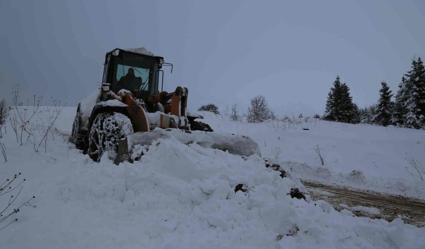 Artvin'de 58 köy yolu kapandı!