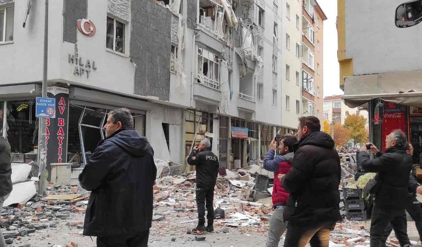 Çorum'da doğal gaz kaynaklı patlama: 1 ölü, 16 yaralı