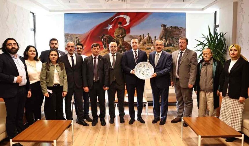 TBB Başkanı Sağkan, Nevşehir Barosu'nu ziyaret etti