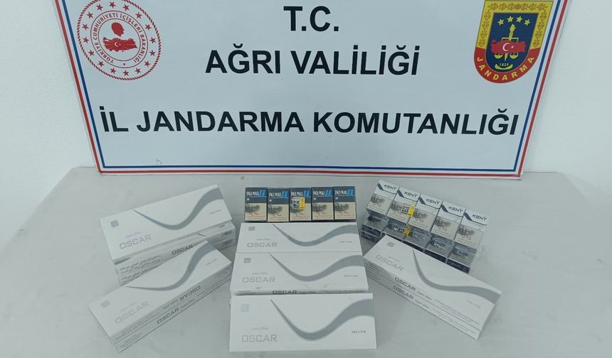 Ağrı’da 5 bin 435 paket kaçak sigara yakalandı