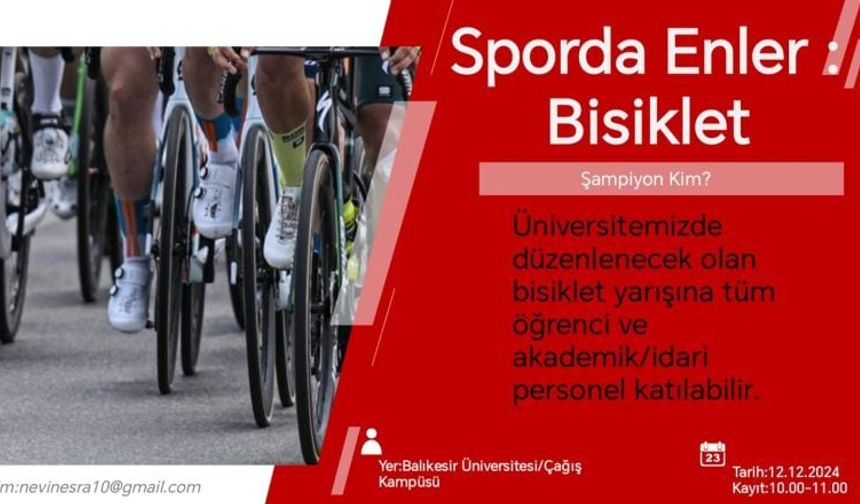 Balıkesir’de pedallar şampiyonluk için dönecek