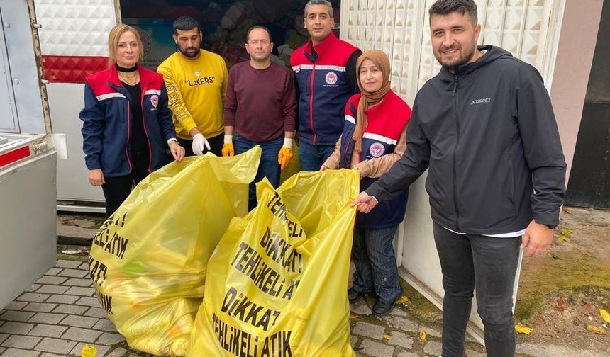 Aydın’da 11 ton zirai katı atık toplandı